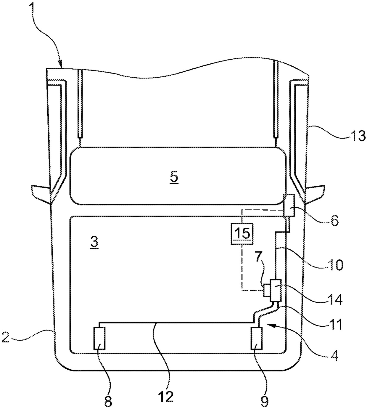 Lock for motor vehicle