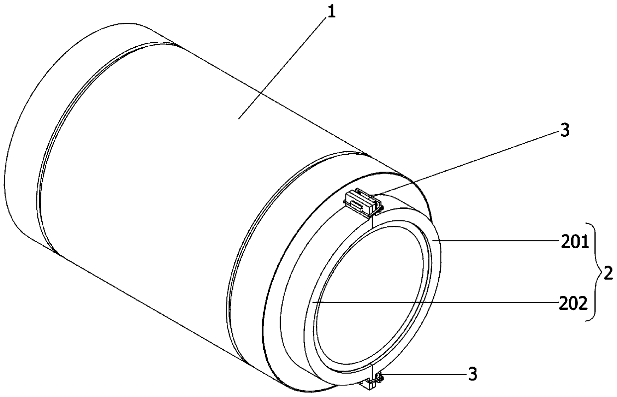 High-quality prestressed steel cylinder concrete pipe and production process thereof