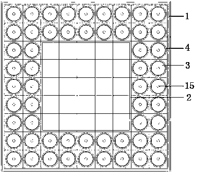 Supercritical water cooled reactor fuel assembly and reactor core