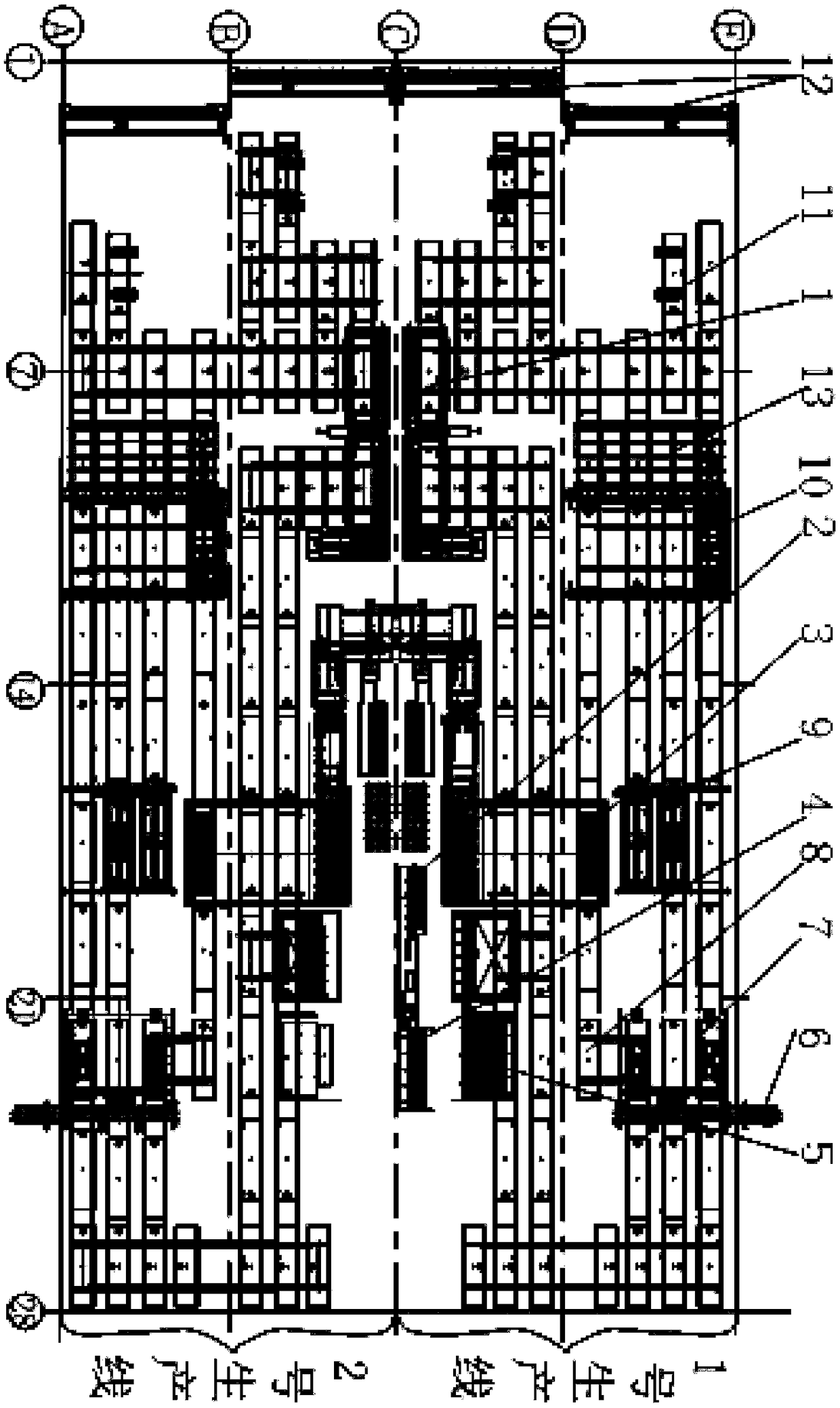 Intelligent production lines capable of producing standard PC components of multiple species and production process