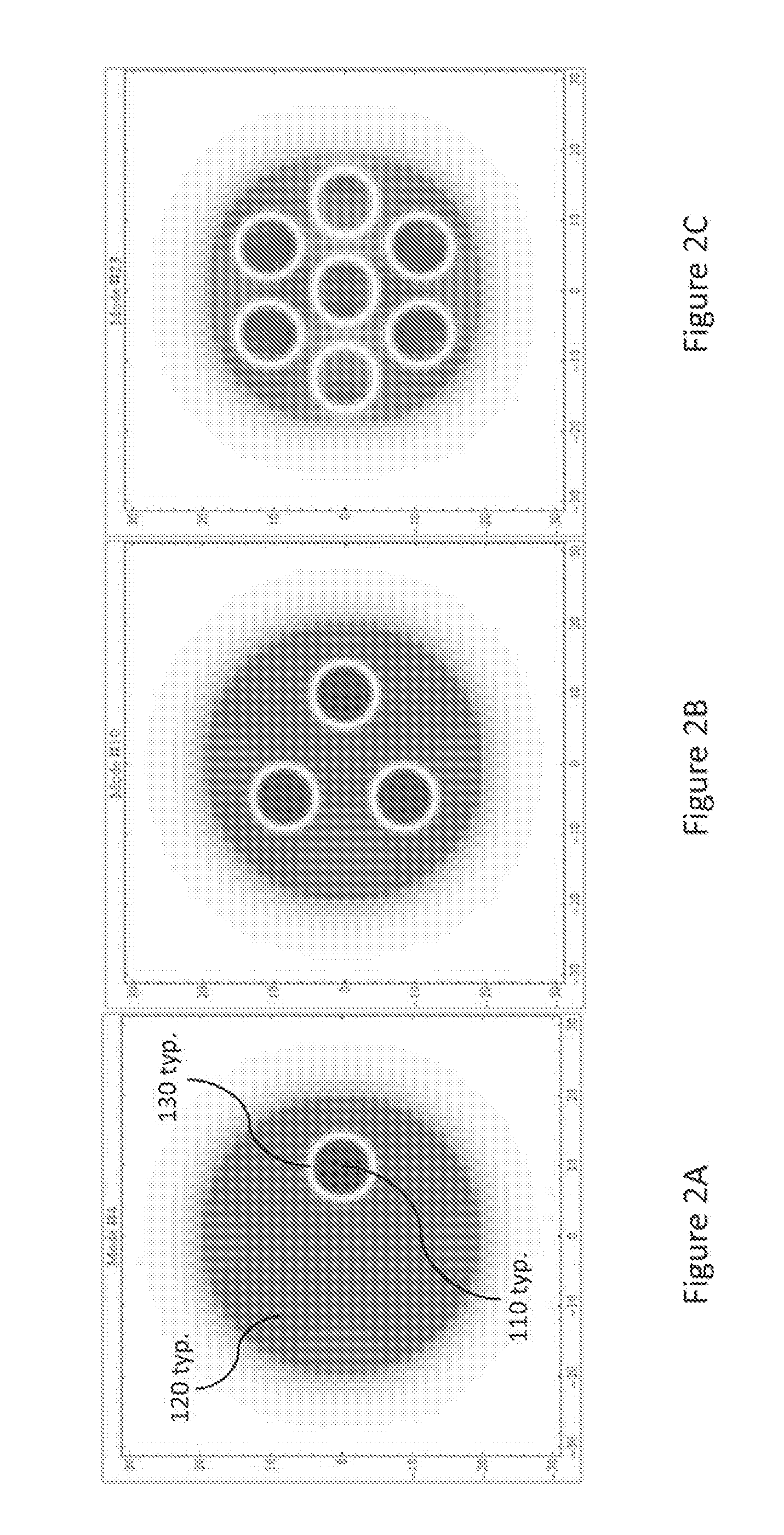 Waveguides having patterned, flattened modes