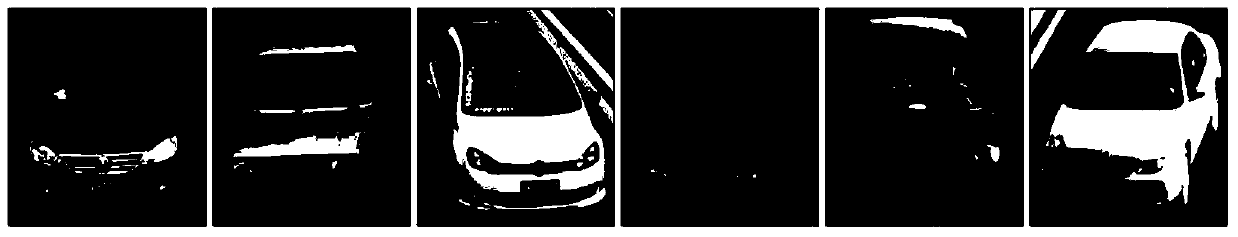 Vehicle detection method based on partial models