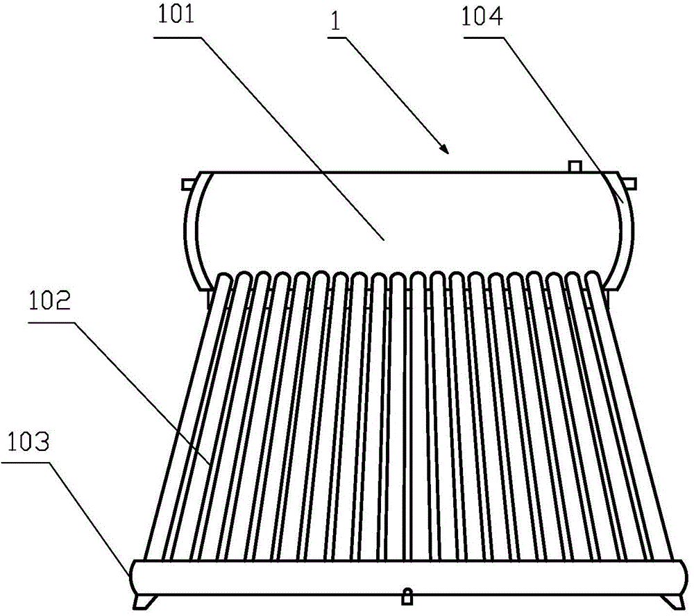 Solar greenhouse floor heating planting device