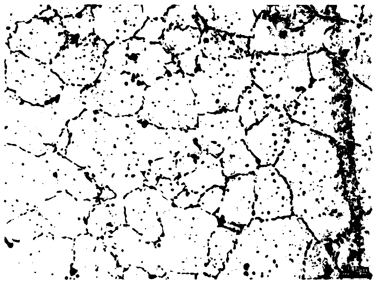 Corrosive agent for displaying metallographic structure of cobalt chromium molybdenum alloy and corrosion method