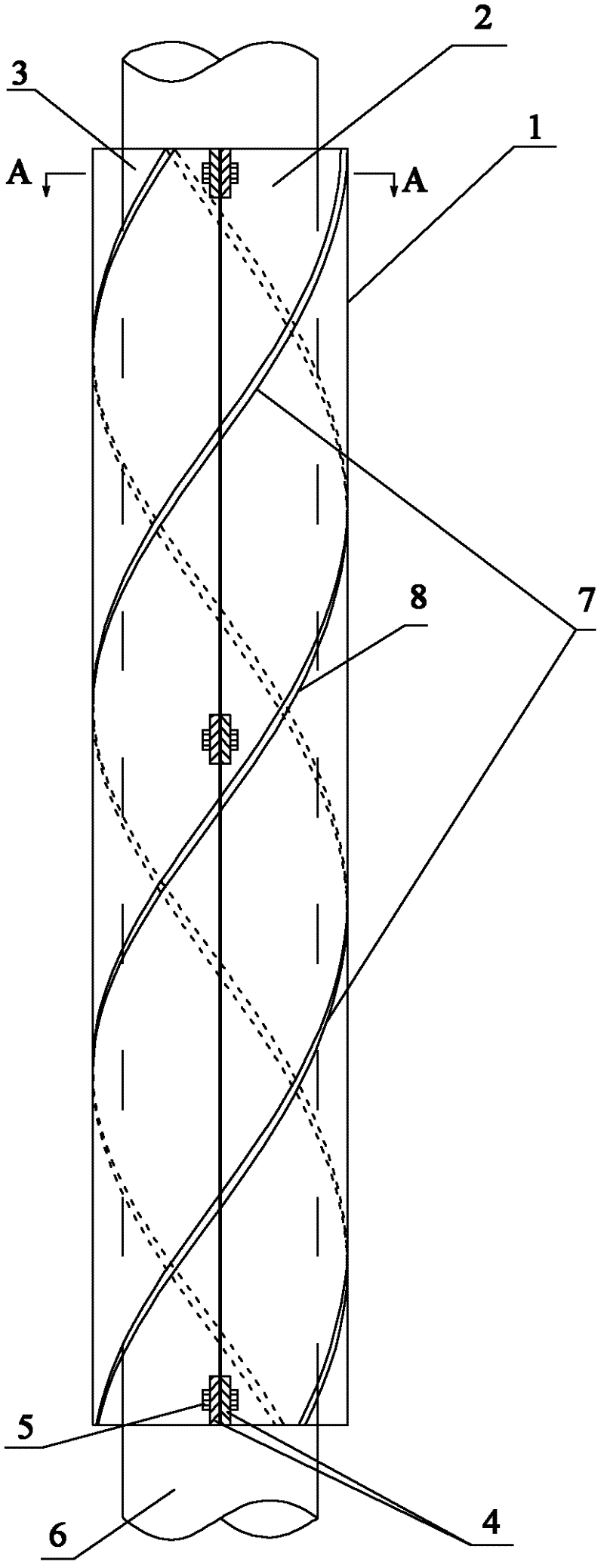 Method for inhibiting vortex-induced vibration of marine riser