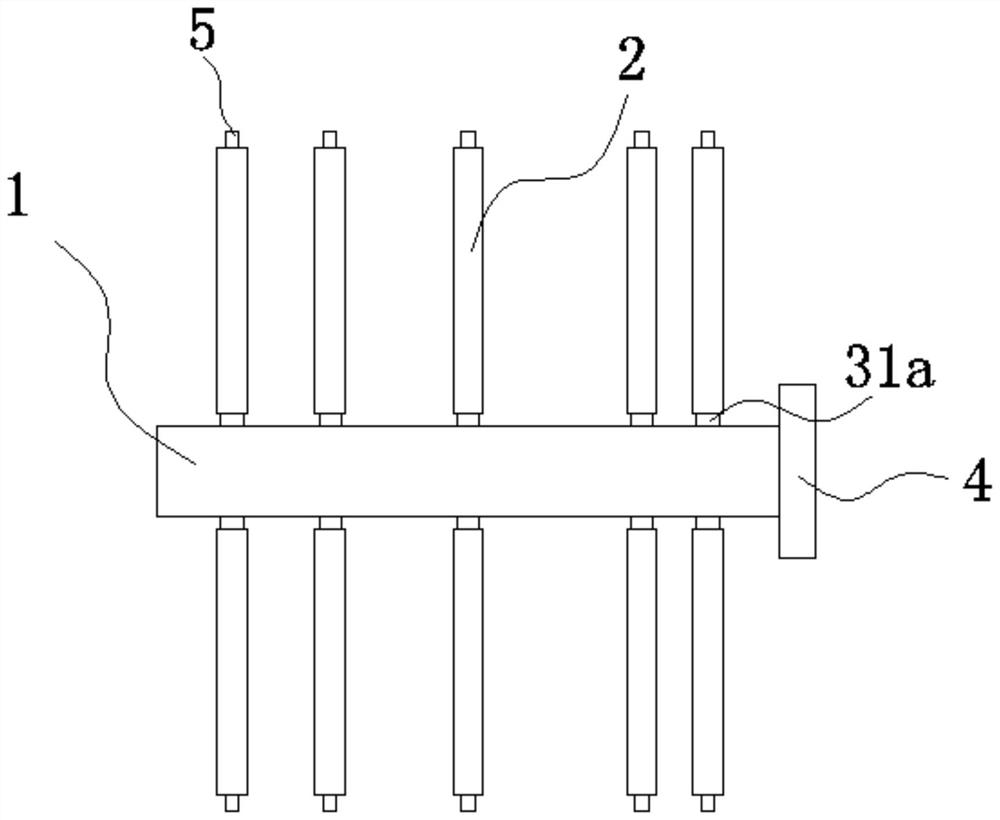 A connection pipe for an adjustable drip irrigation system for a mixed plantation