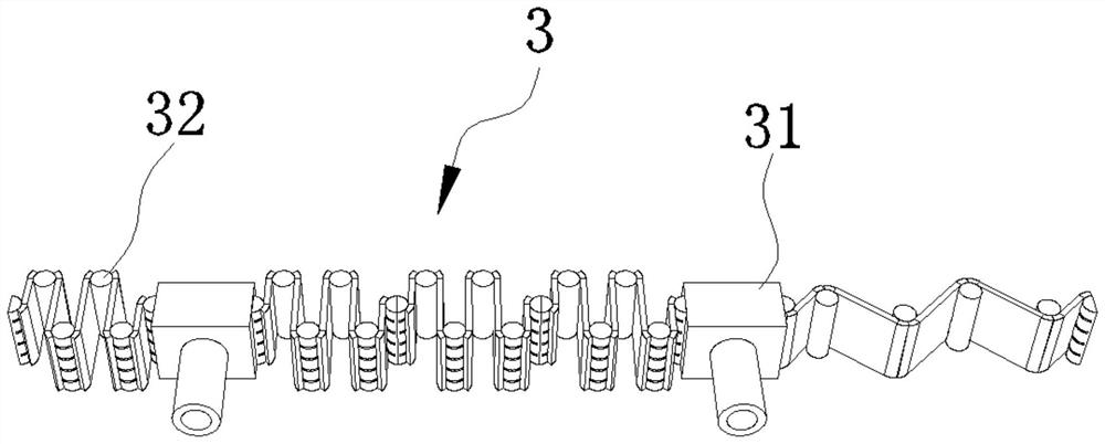 A connection pipe for an adjustable drip irrigation system for a mixed plantation