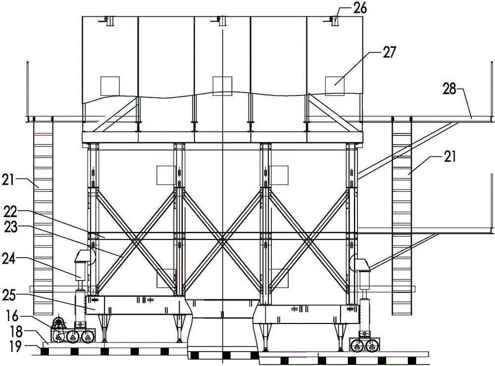 Continuous construction method for tunnel emergency parking strip cast-in-situ lining by quickly disassembling and assembling trolley