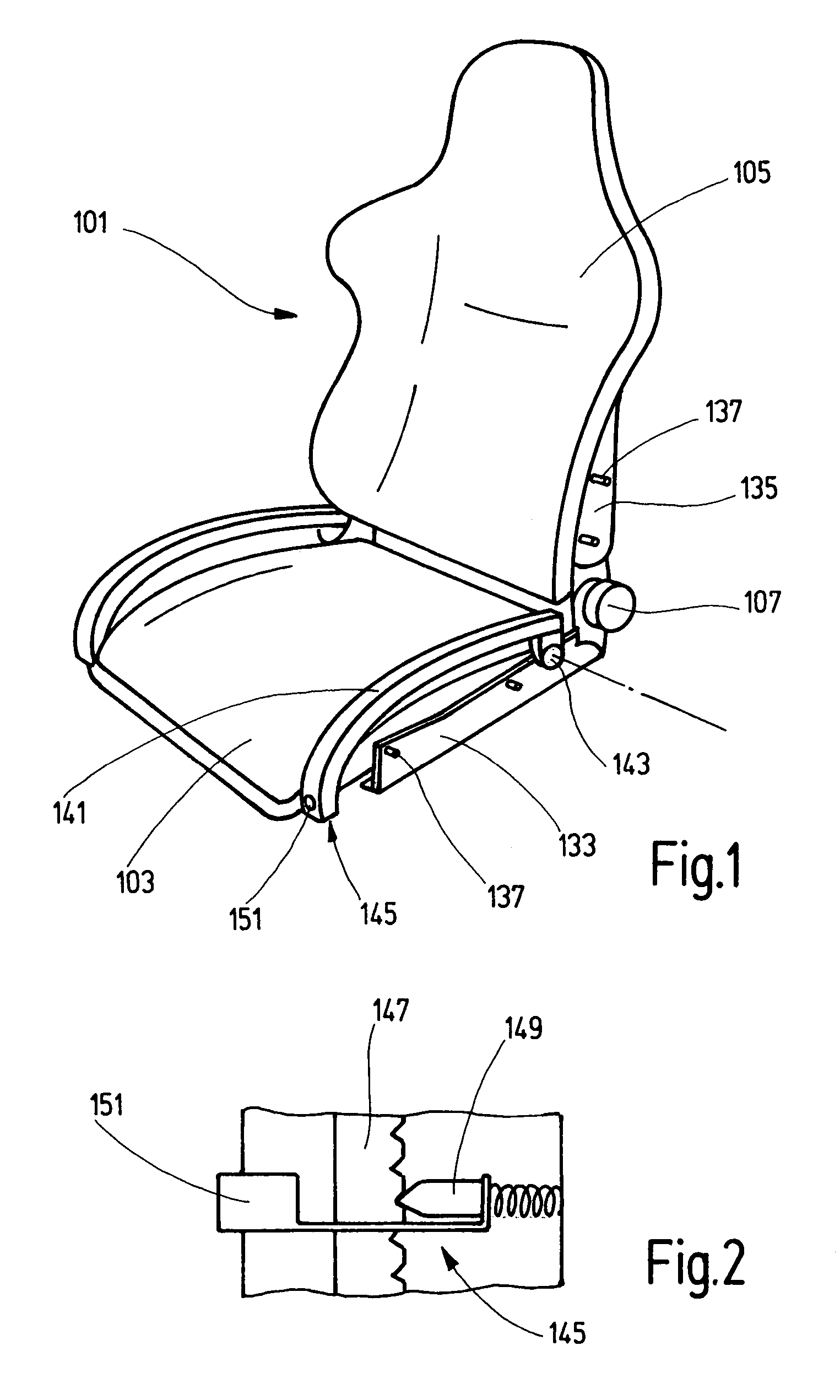 Sports seat for a vehicle, especially for a motor vehicle