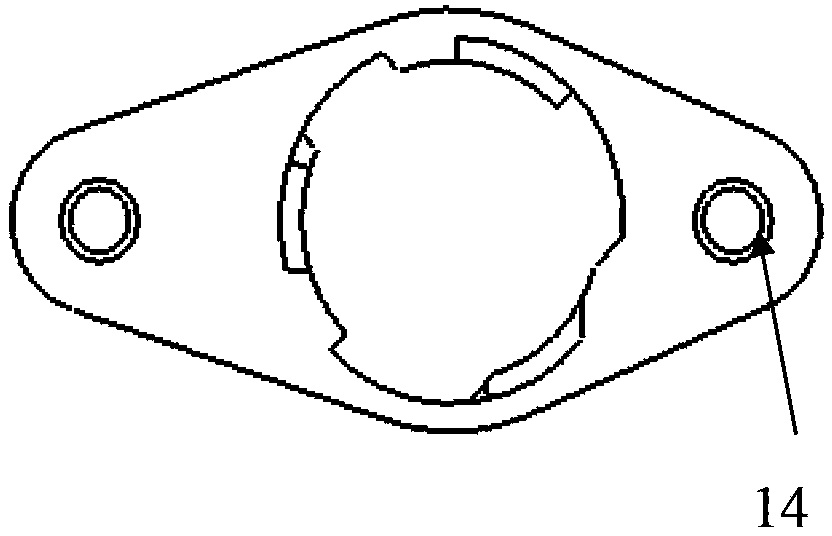 Clutch master cylinder mounting structure