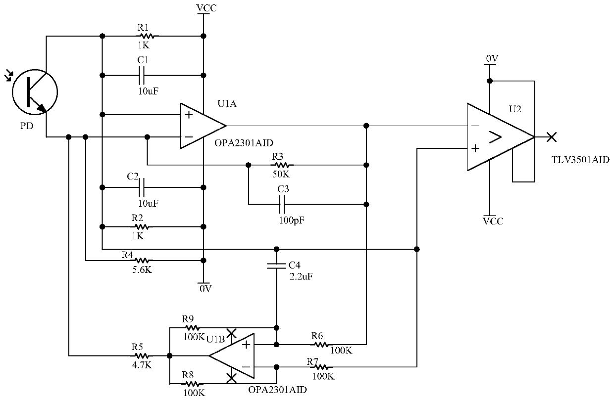 Visible light data receiving and transmitting terminal