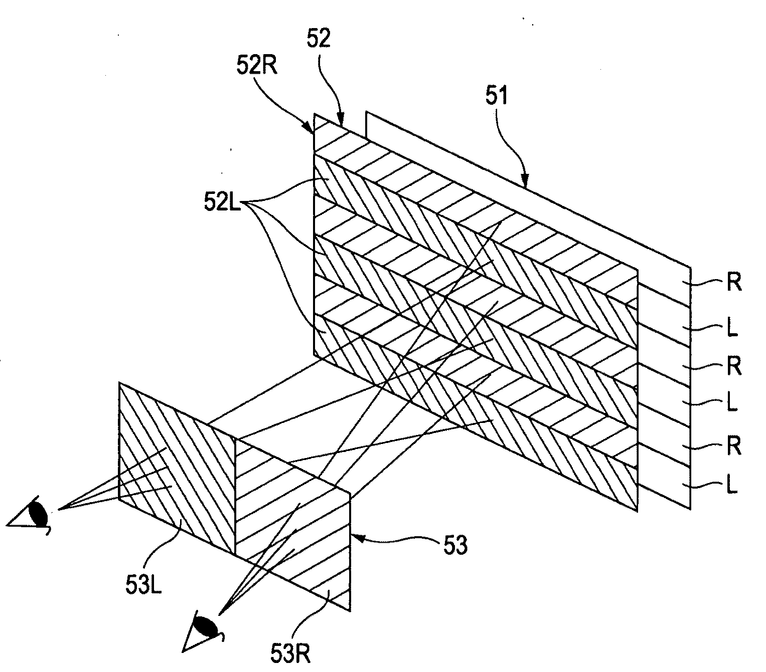 Stereoscopic image display and method for producing the same