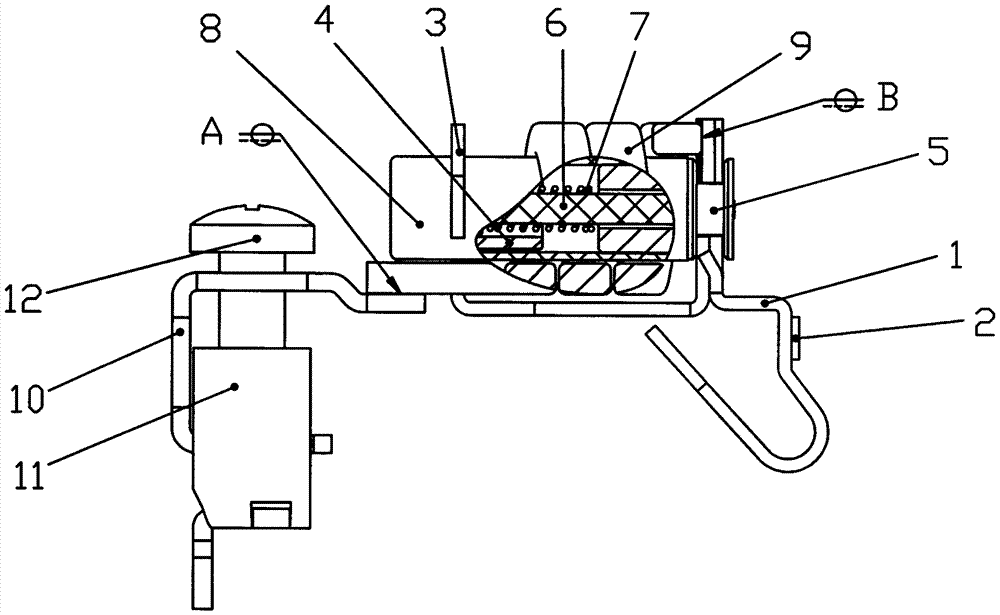 Electromagnetic device of breaker