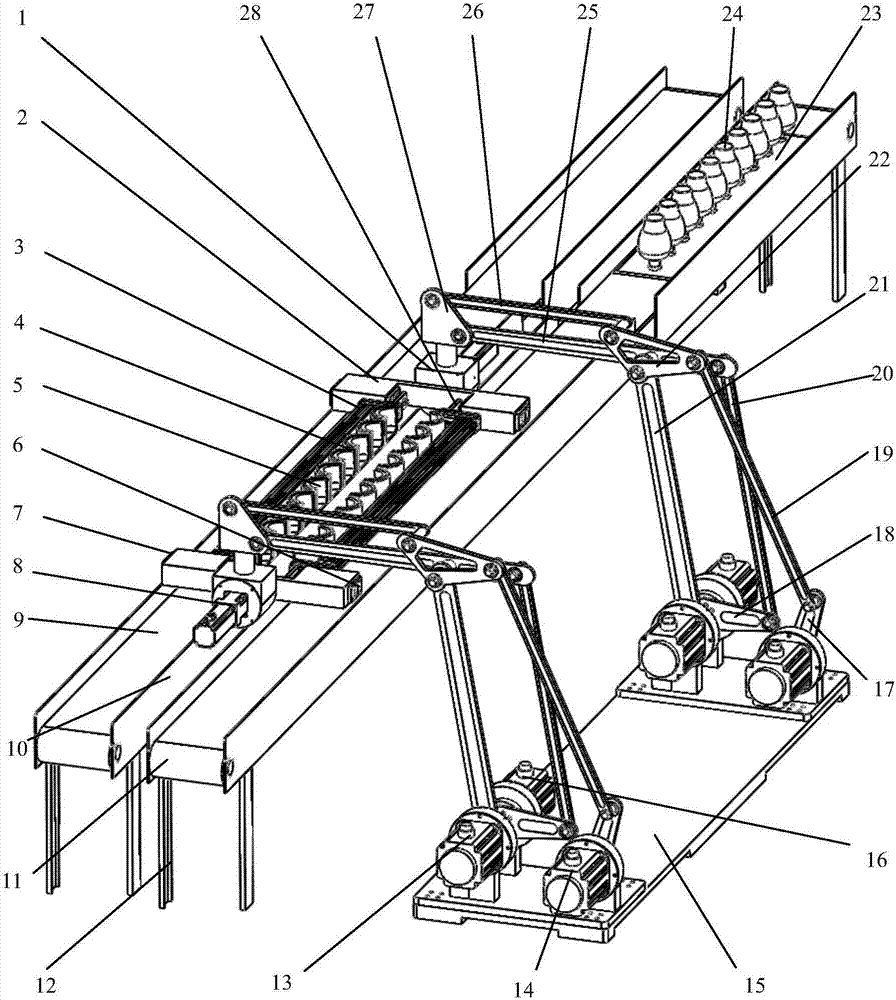 A three-degree-of-freedom robot for batch flipping of wine bottles