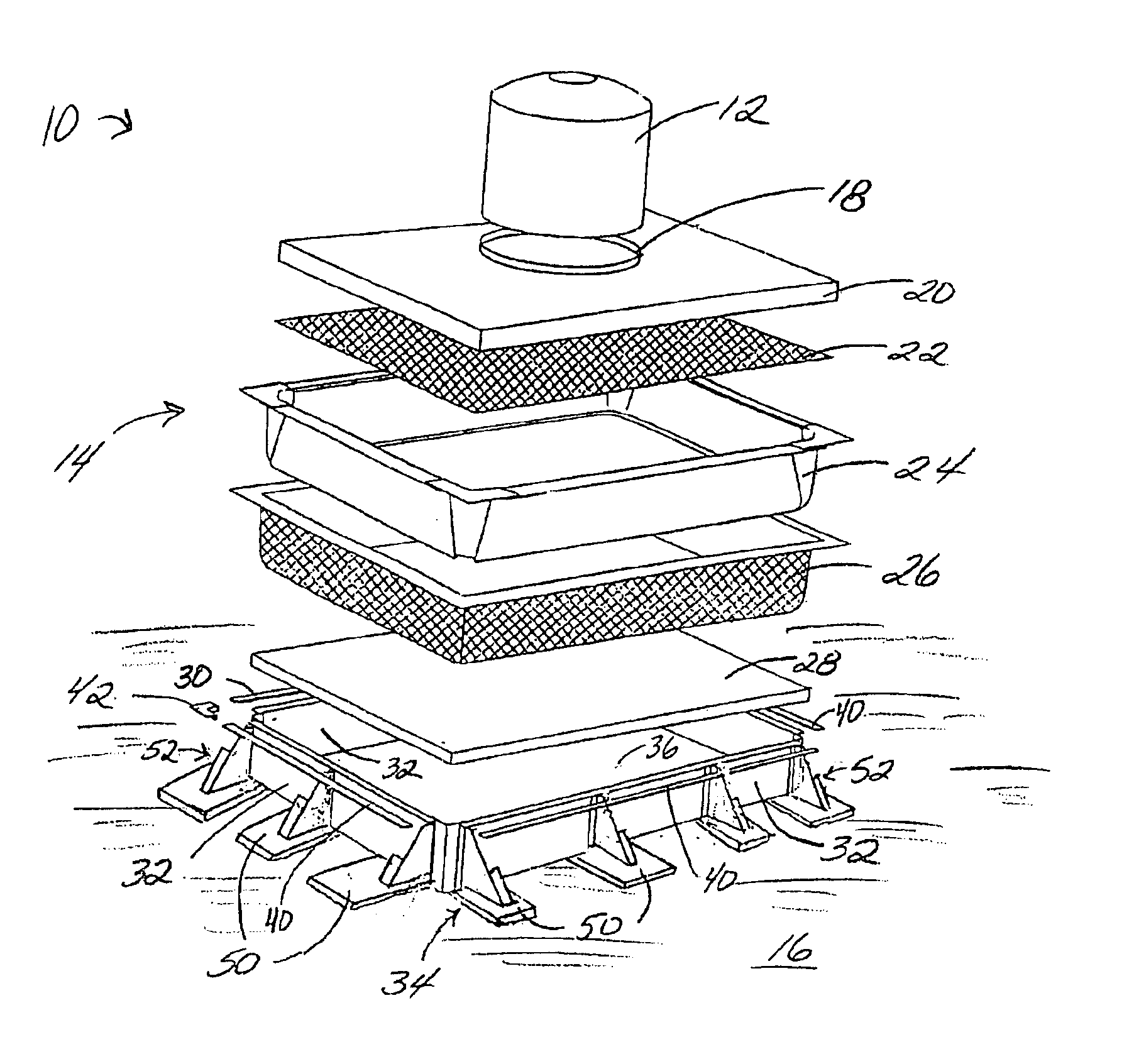 Zero ground disturbance system