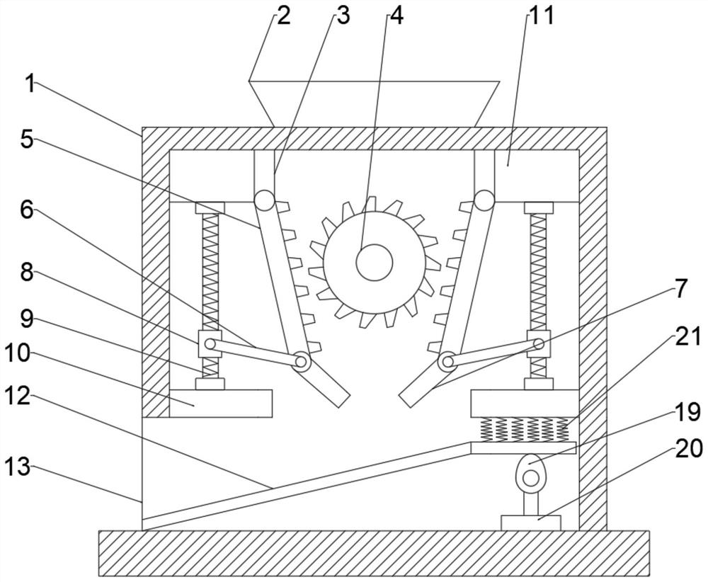 Adjustable single-roll crusher