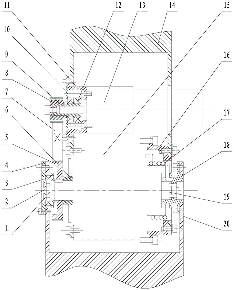 A robot flexible drive rotary joint with adjustable mechanical impedance parameters