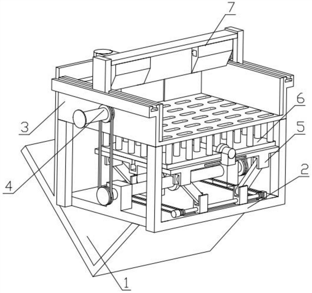 Scallion stalk and leaf separation device for chive oil production