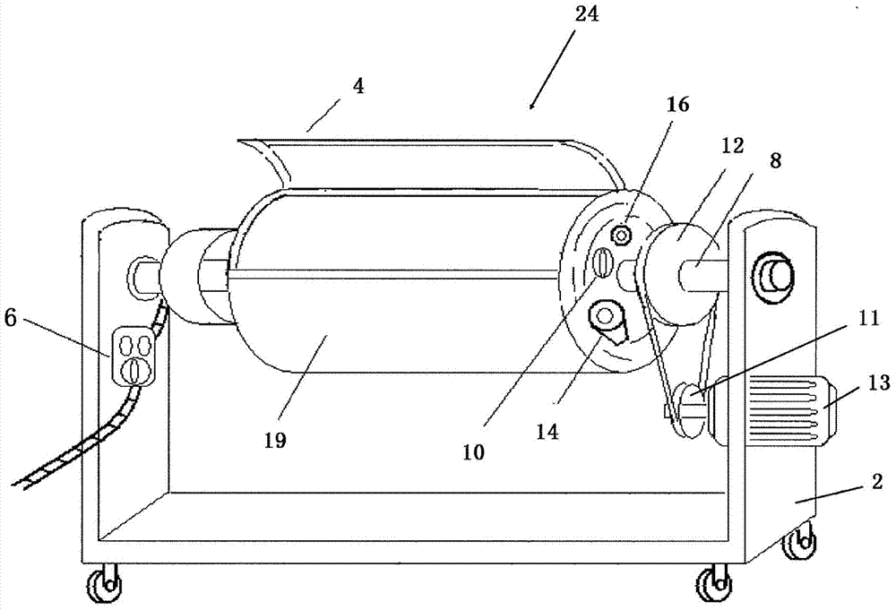 Electronic frying and baking dual-purpose stove