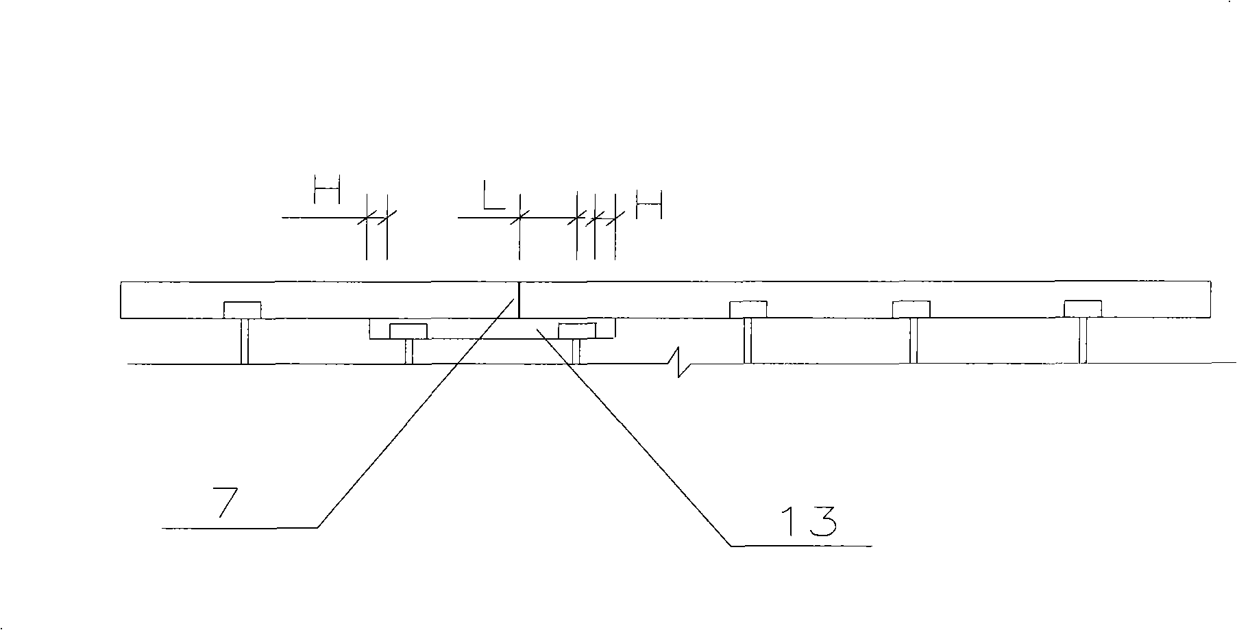 Fastener type steel pipe scaffold template stand