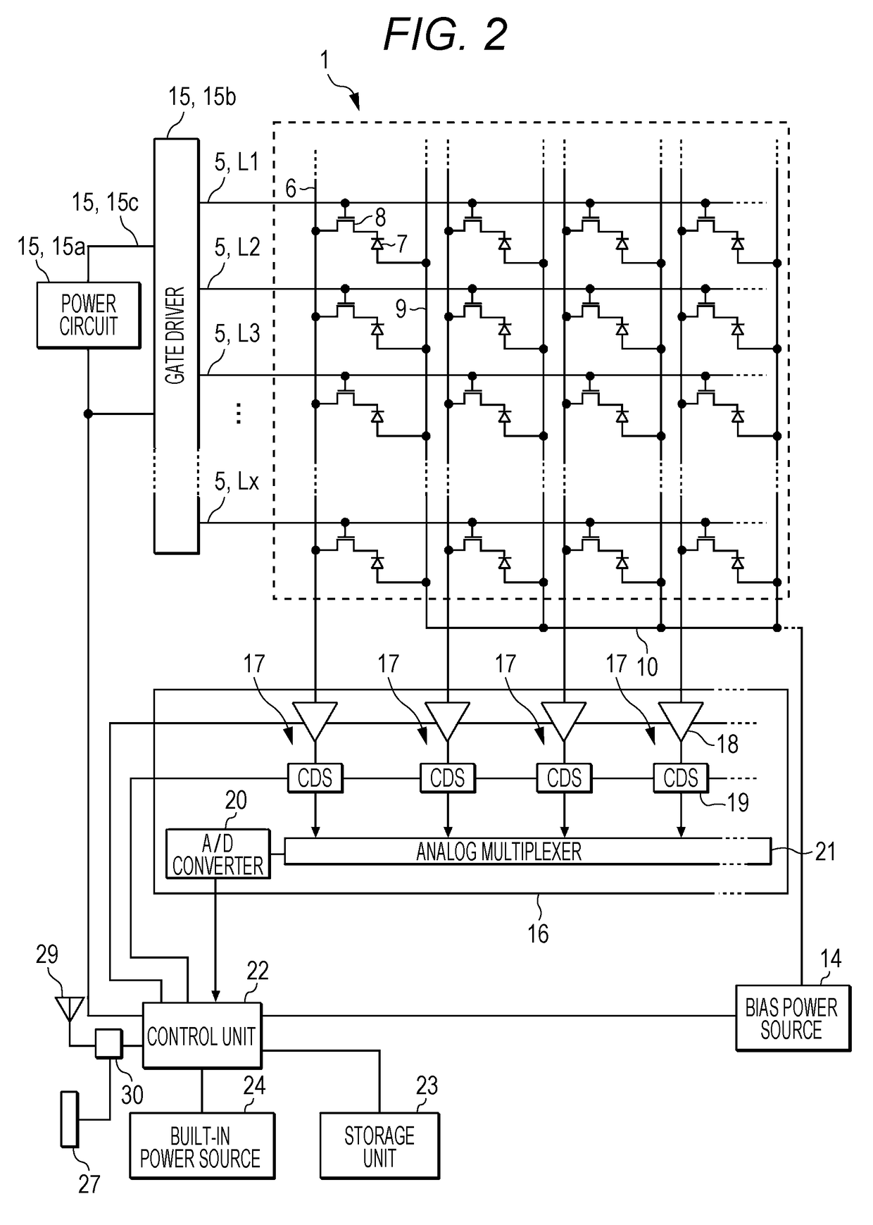 Radiation image photographing system