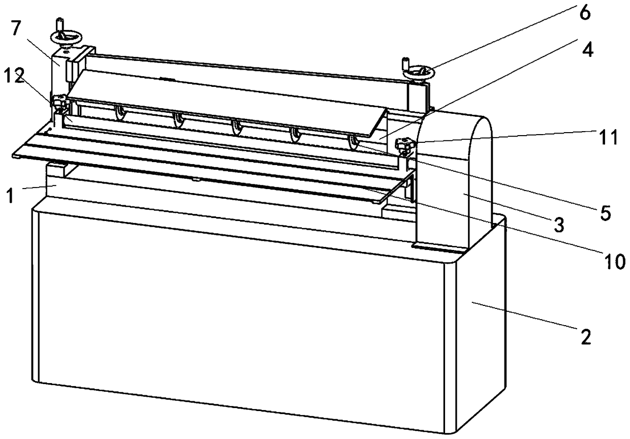 Leather slitting machine