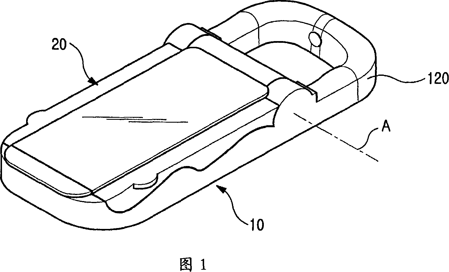 Portable folding-type cradle