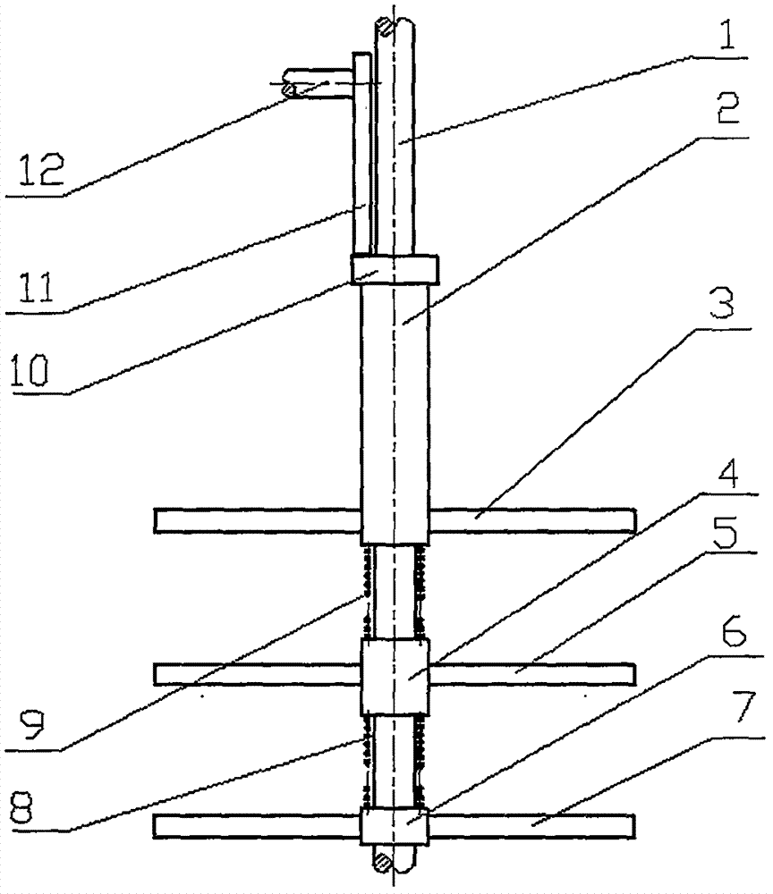 Feed liquid stirring equipment for reaction kettle