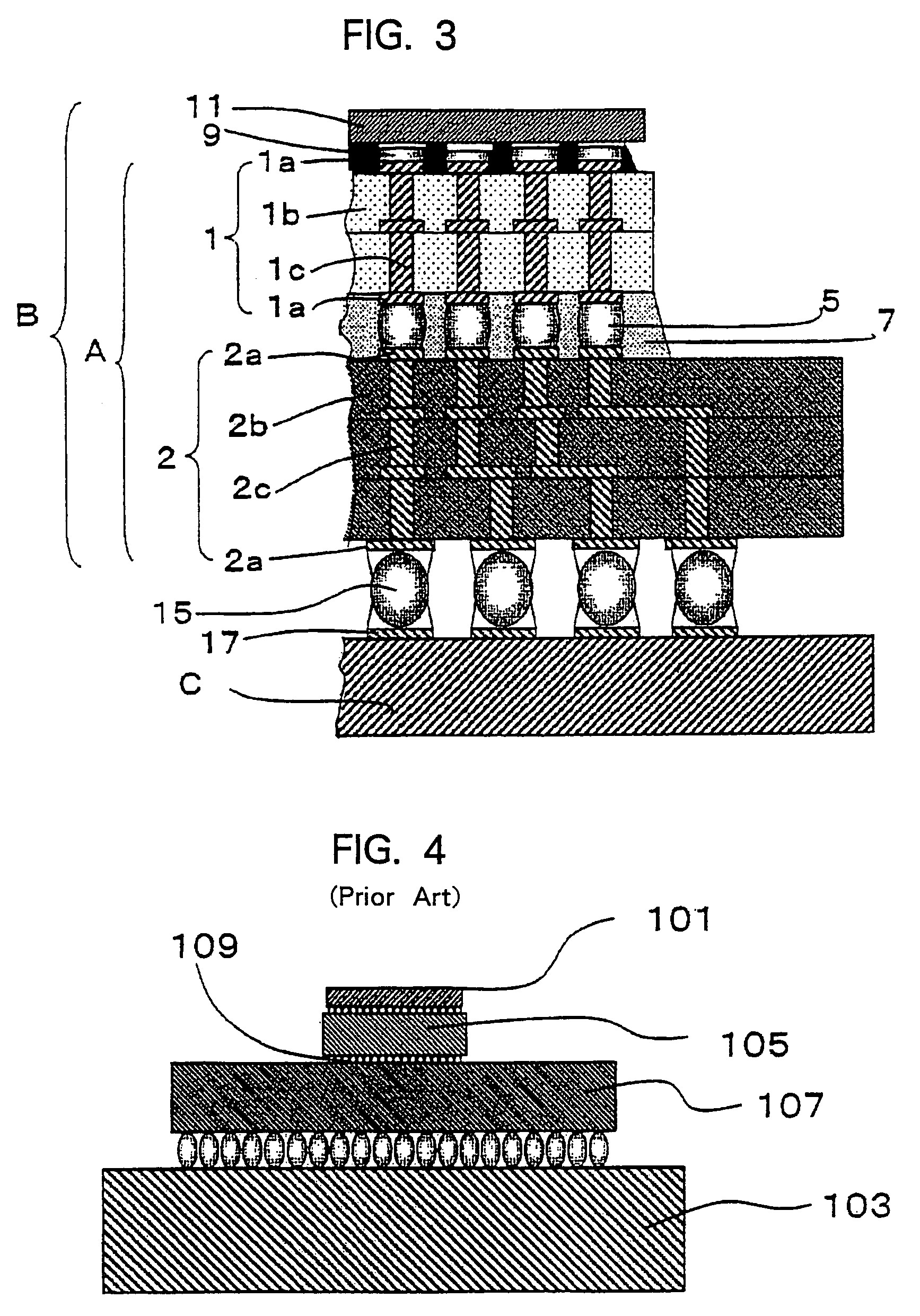 Laminated wiring board and its mounting structure