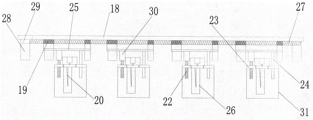 Intelligent horizontal moxibustion treatment bed and control system thereof