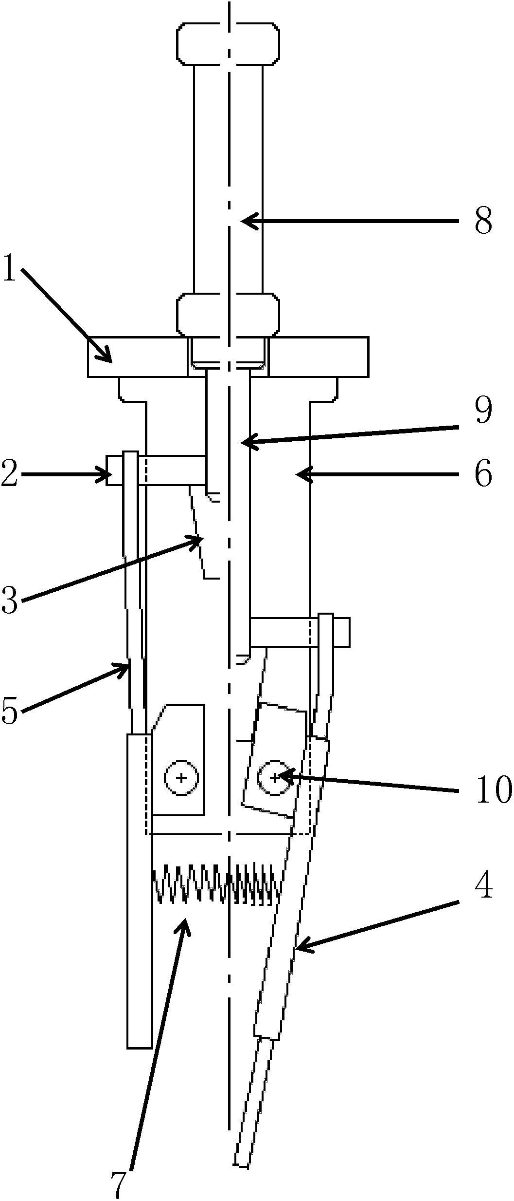 Tissue culture seedling transplanting gripper with scratching function