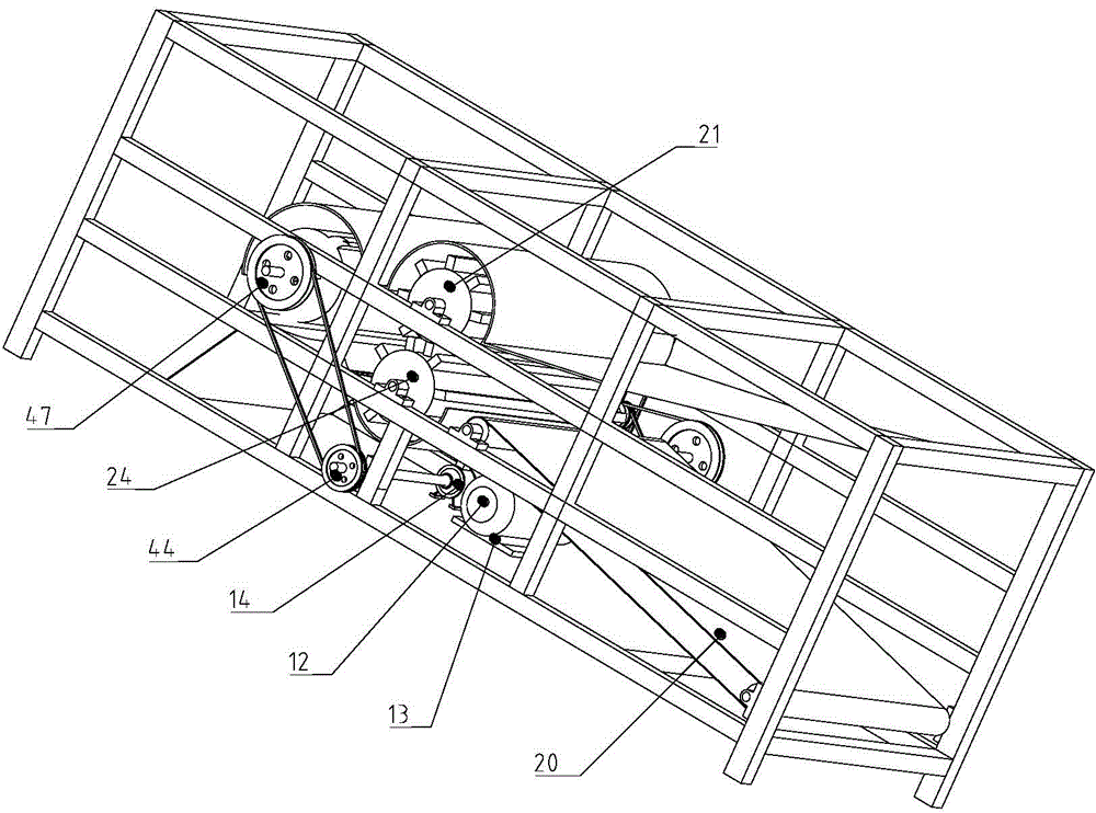 Straw fixed-length cutting device with controllable length