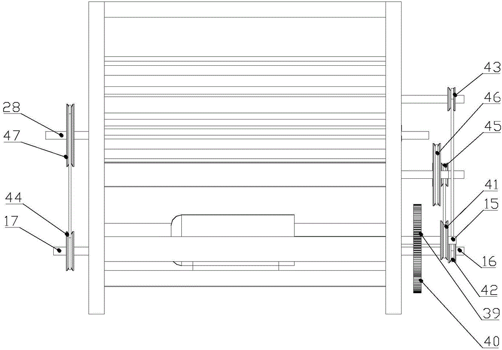 Straw fixed-length cutting device with controllable length