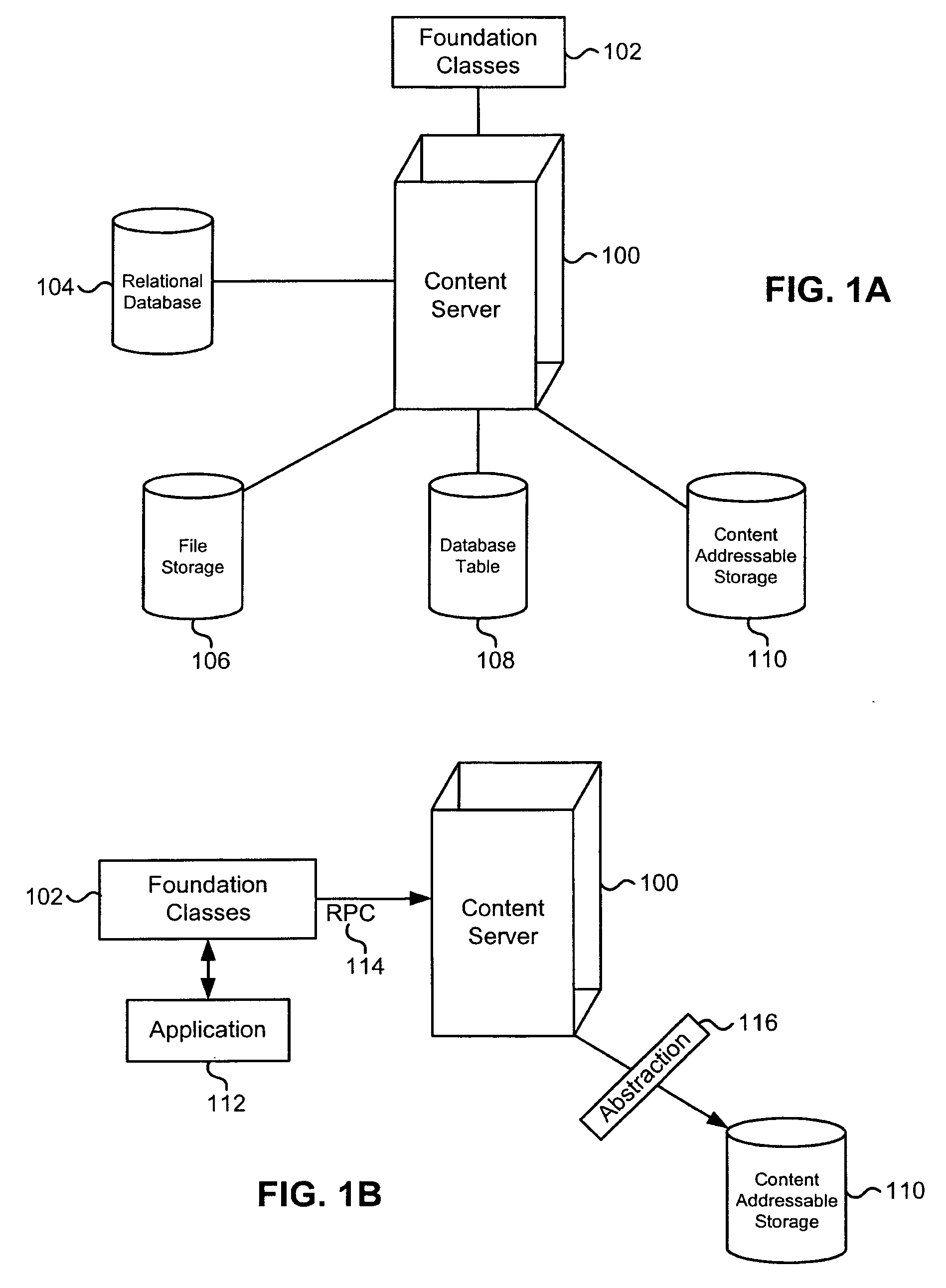 Systems and methods for managing content on a content addressable storage system