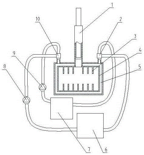 A liquid heat engine and power output device