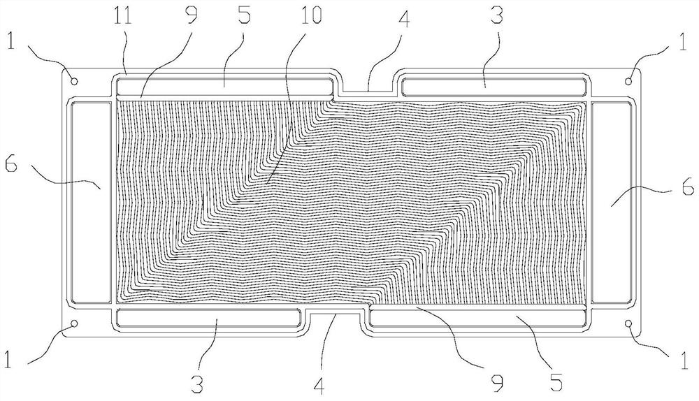 A fuel cell stack flow field plate supporting high current density discharge