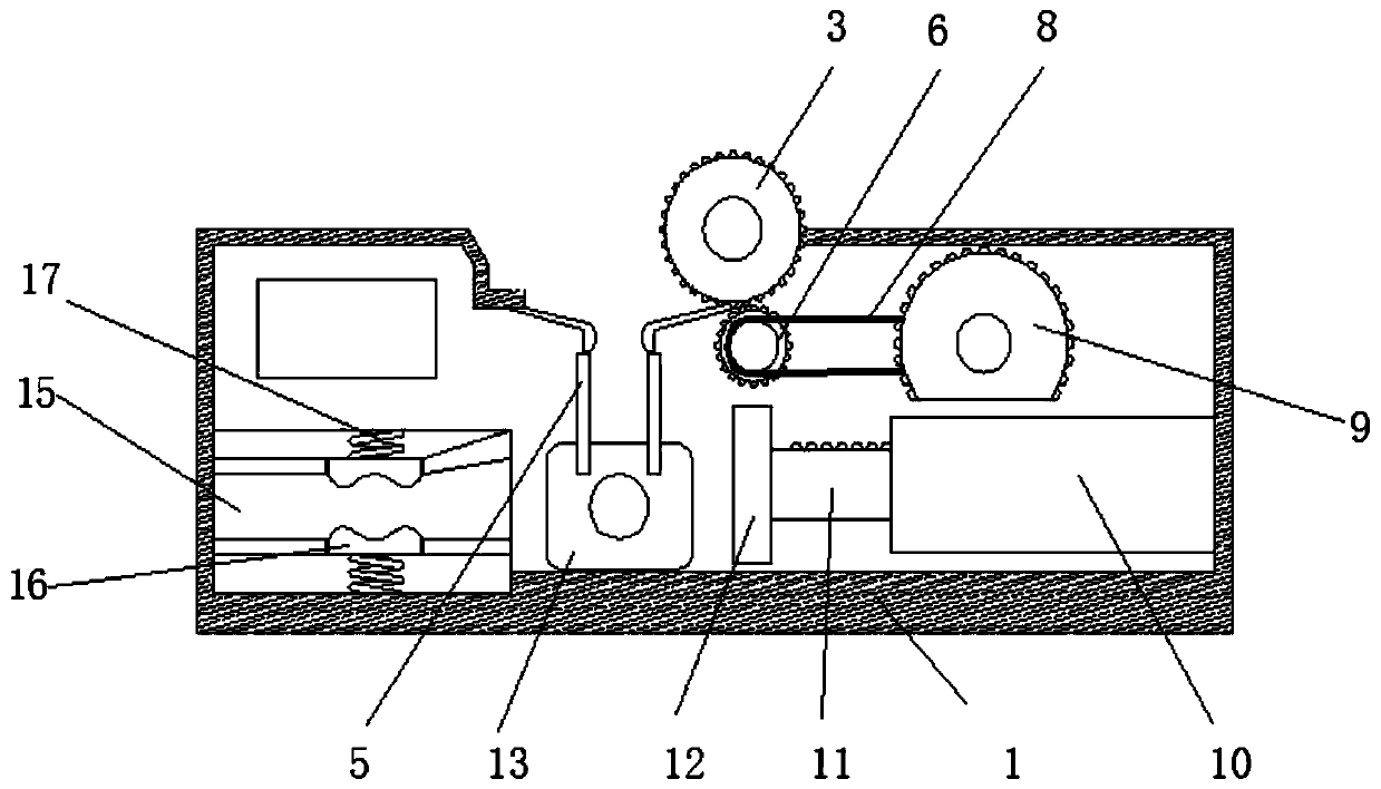 Automatic replacement device of fuse used for power distribution cabinet