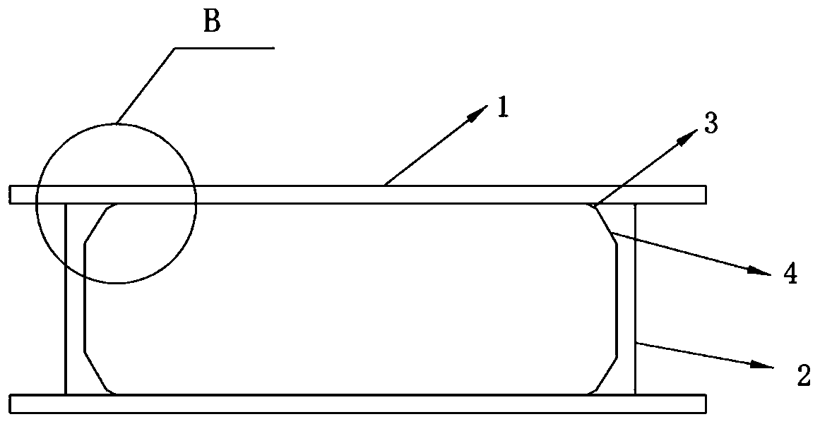 Equipment and method for eliminating edge black line defect of large-width steel rolled material