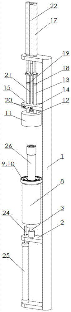 Suitable for single blood collection tube running water automatic vacuum capping device