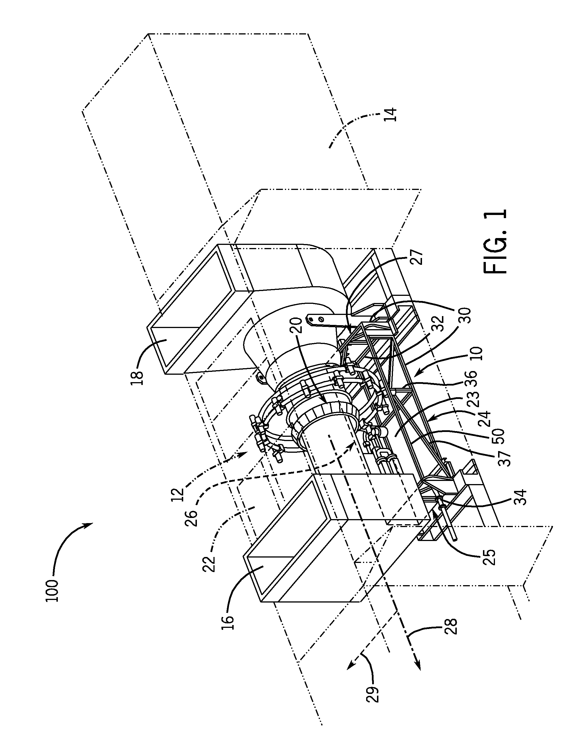 Multipurpose support system for a gas turbine