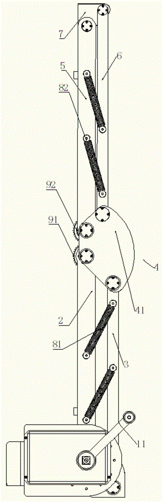 Single-drive dual-parallelogram hoisting mechanism