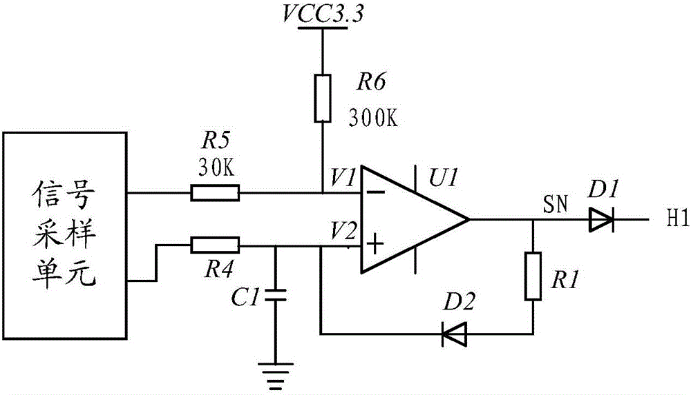 Discharging current hardware protection circuit for vehicle-mounted lithium battery pack of electric vehicle