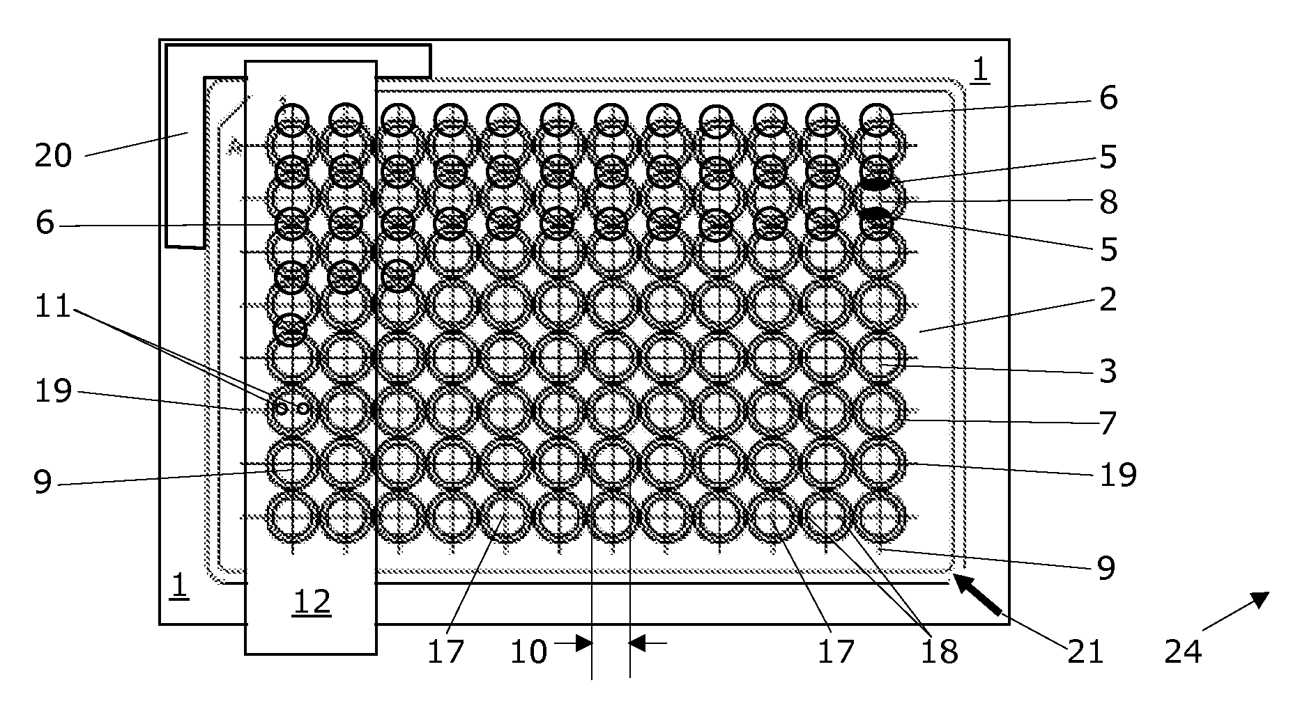 Microplate carrier having magnets