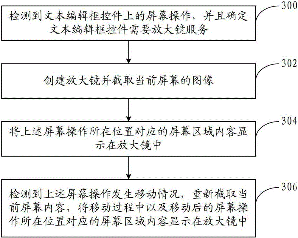 Image magnification display method and device