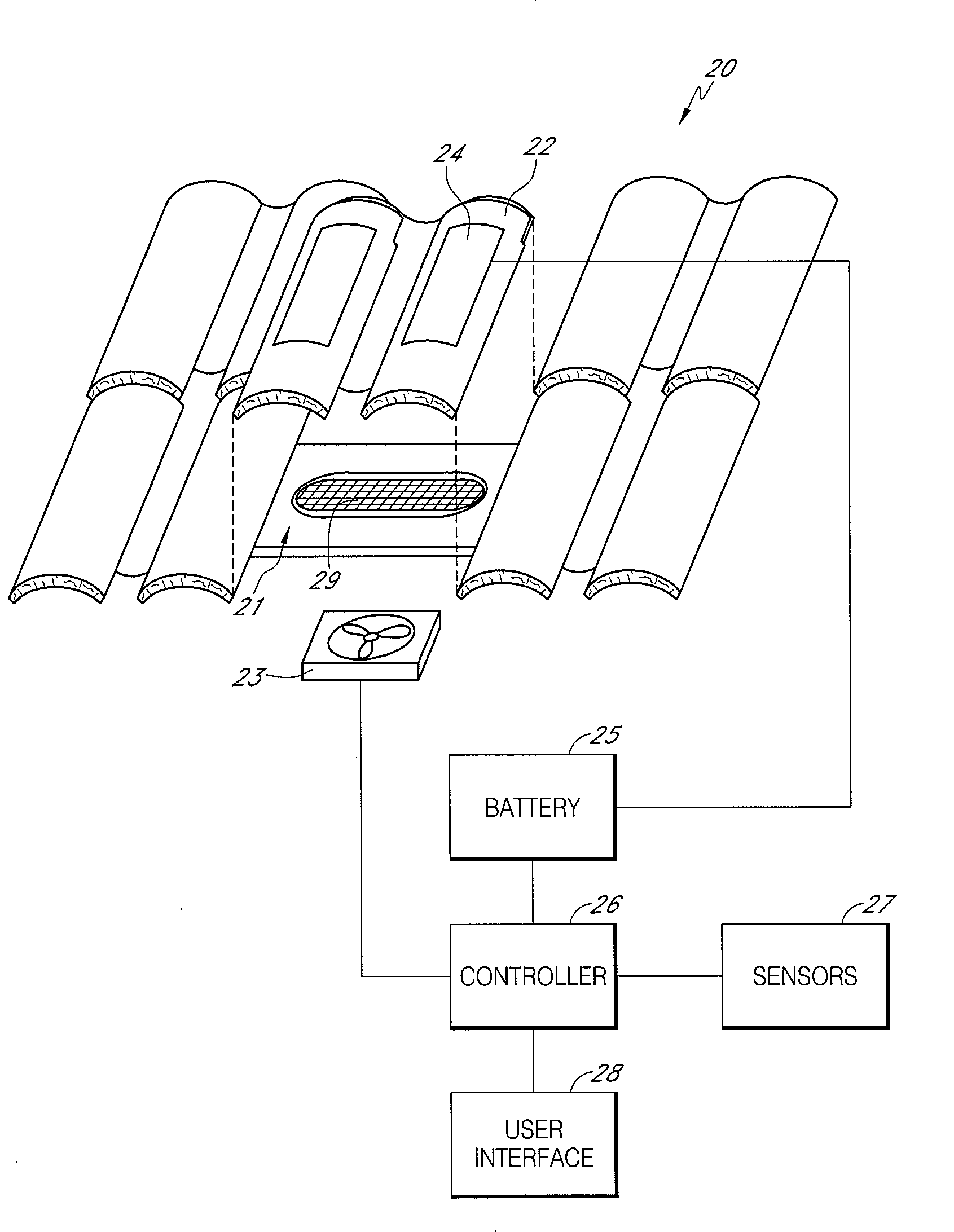 Automatic roof ventilation system