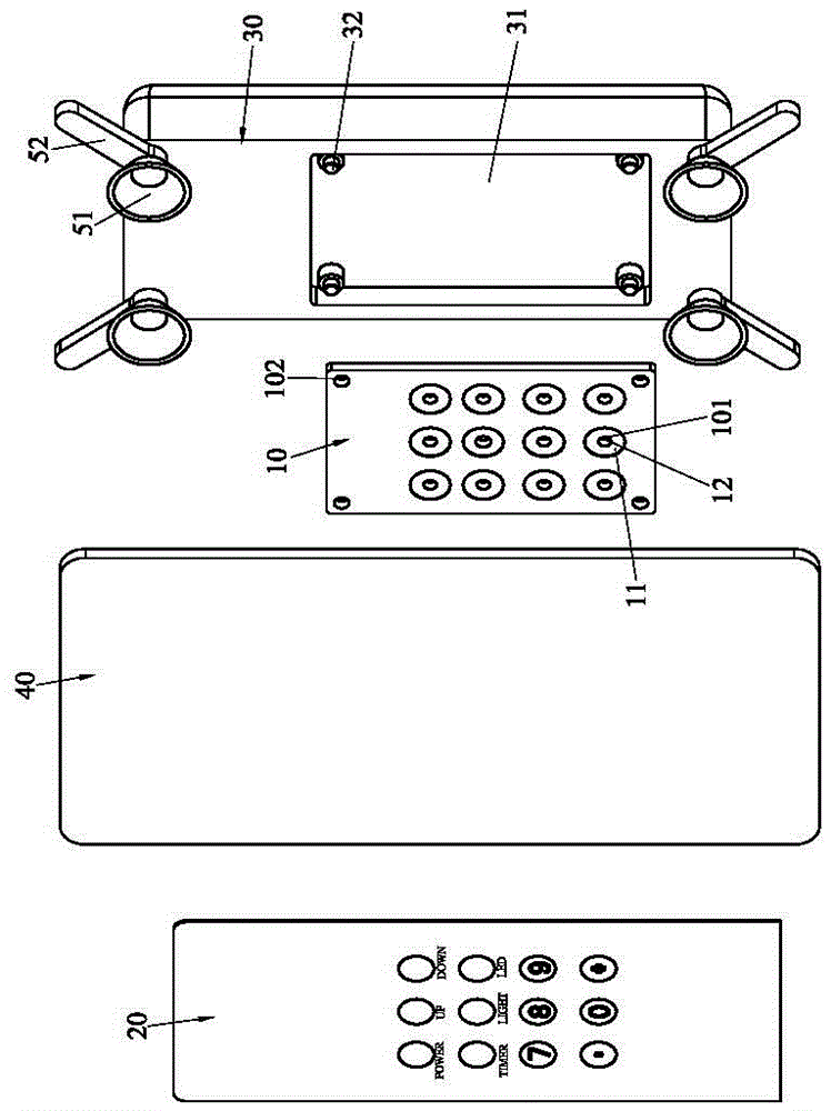 Touch control device on mirror