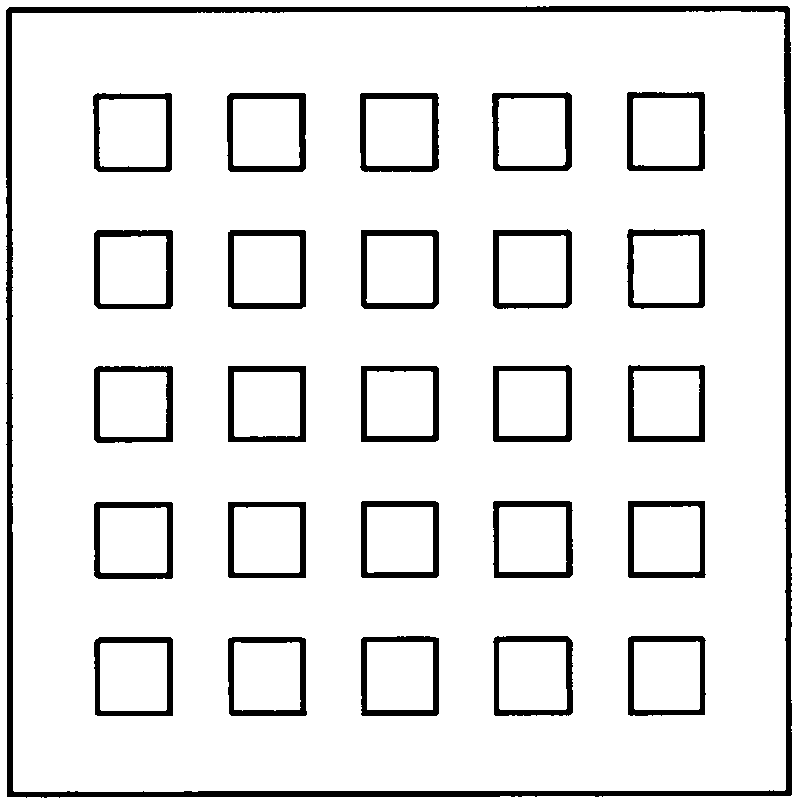 Preparation method of color block array with uniform visual chromatic aberration in specified color range