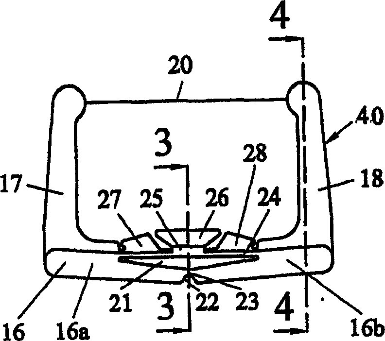 A dental floss holder