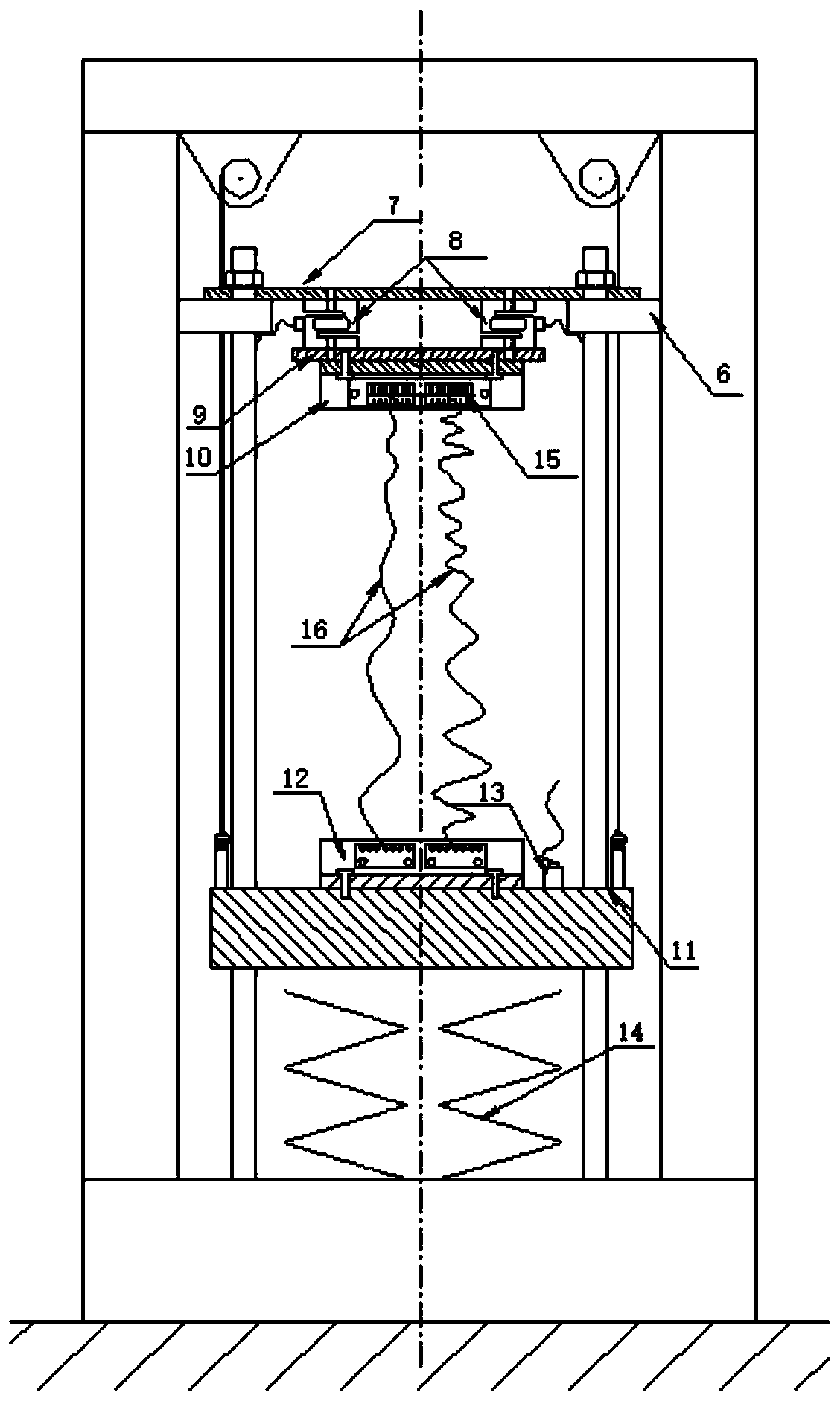 A cable release device for the rocket root bending moment monitoring system