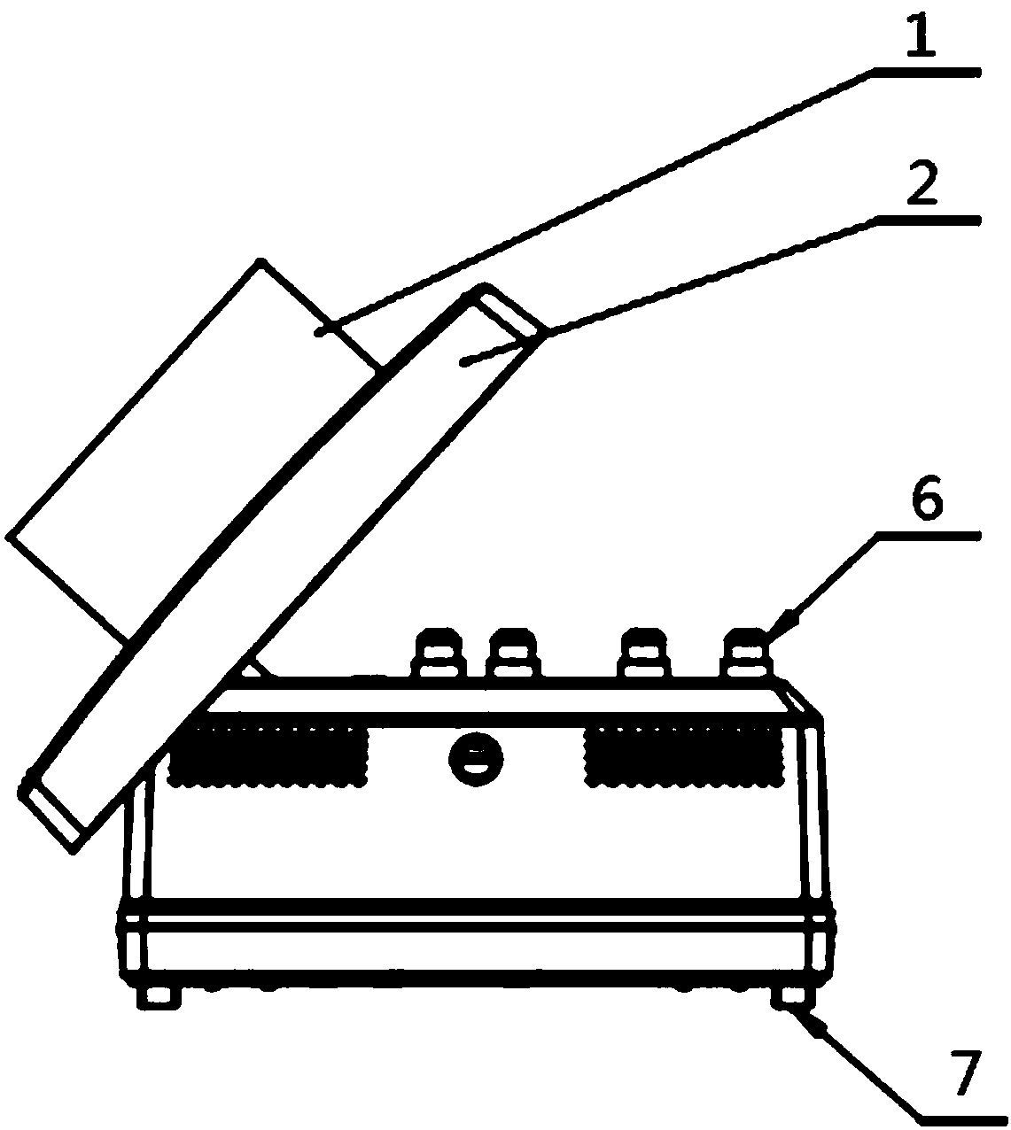 Goods bearing device and sorting AGV